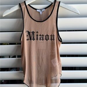 MIAOU with mesh tanks in brown